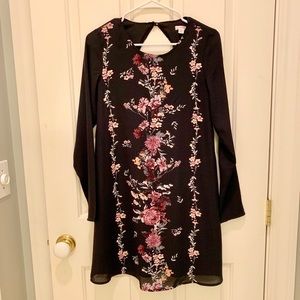 Navy floral XS dress